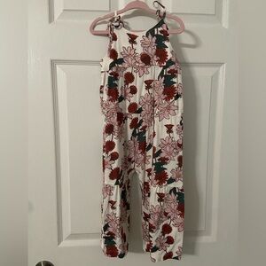 Kate Quinn Floral Jumpsuit - Red and Pink